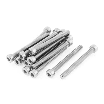 Harfington 15 Pcs M4 x 40mm Thread Hex Socket Head Cap Screws