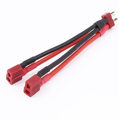 Harfington 14AWG TMale to 2 T Female Connector Wire Cable for RC Helicopter Battery