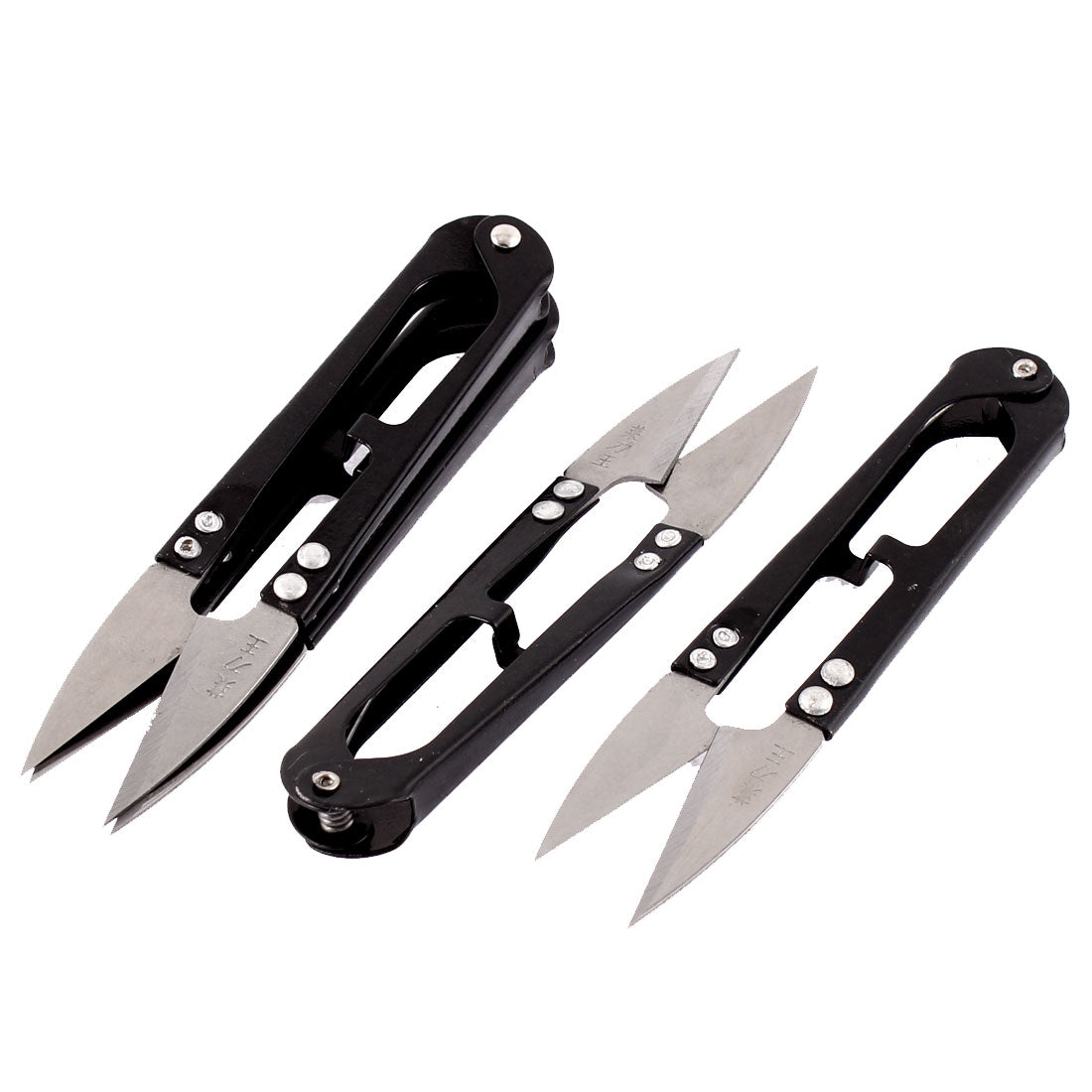 Harfington Sewing Cross Stitch Craft Yarn Scissors Thread Cutter 108mm Length 4 Pcs