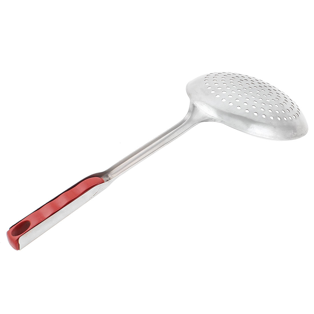 Harfington 17 x 42cm Stainless Steel Square Shank Simmer Strainer Colander Silver