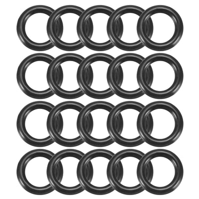 Harfington Nitrile Rubber O-Rings Metric Buna-N Sealing Gasket 20Pcs