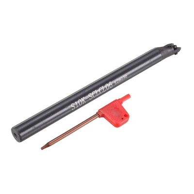 Harfington S10K-SCLCL06 10mmx125mm Left Hand Lathe Boring Bar Turning Toolholder for CCMT0602