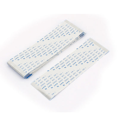 Harfington 15 Pcs 1.0mm Pitch 30 Pin AWM 80C 60V VW-1 Flexible Flat Cable FFC FPC 100mm