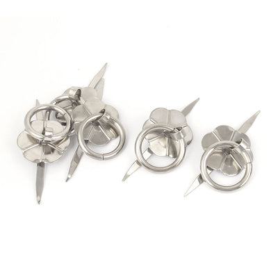 uxcell Uxcell Flower Shape Base Jewelry Case Box Drawer Cabinet Door Pull Handle Ring Knobs White 5pcs