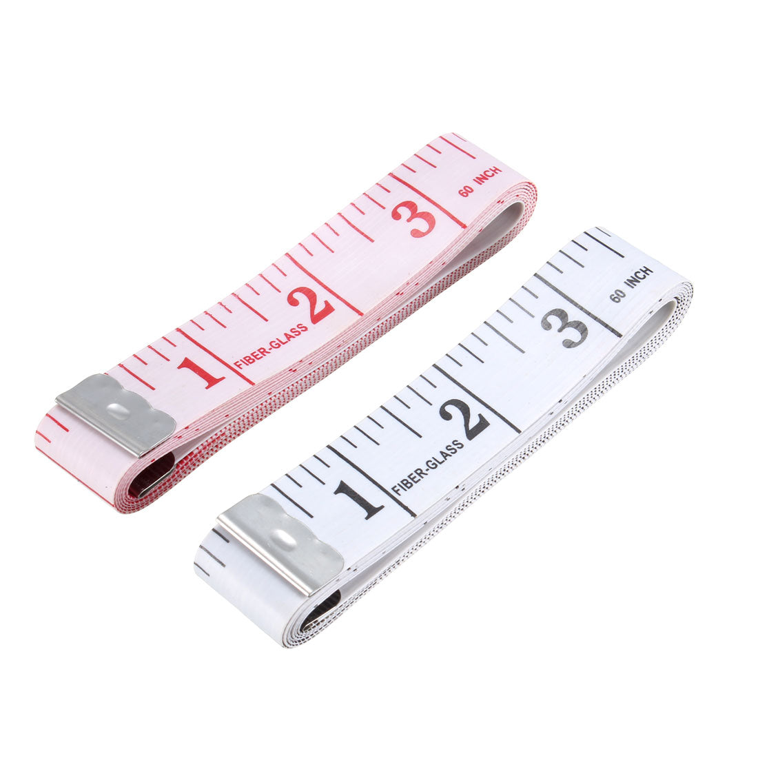 Harfington 2Pcs Metal Dual Ends Clothing Rulers for Dressmaker Tailor Measuring Tool