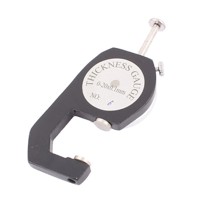 Harfington 0 to 20mm 0.1mm Accuracy Dial Indicator Pocket Thickness Gauge Scale Meter