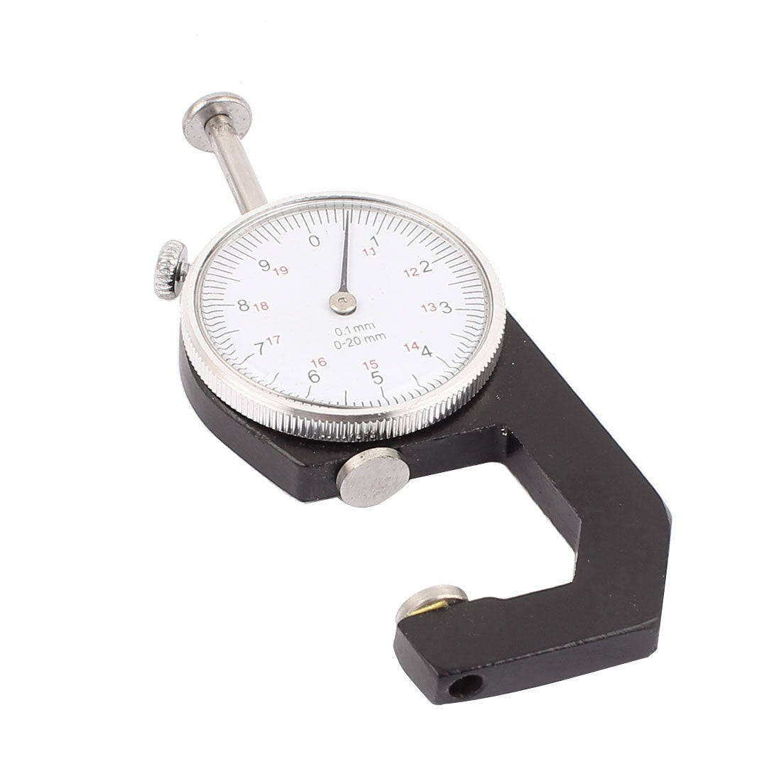 Harfington 0 to 20mm 0.1mm Accuracy Dial Indicator Pocket Thickness Gauge Scale Meter