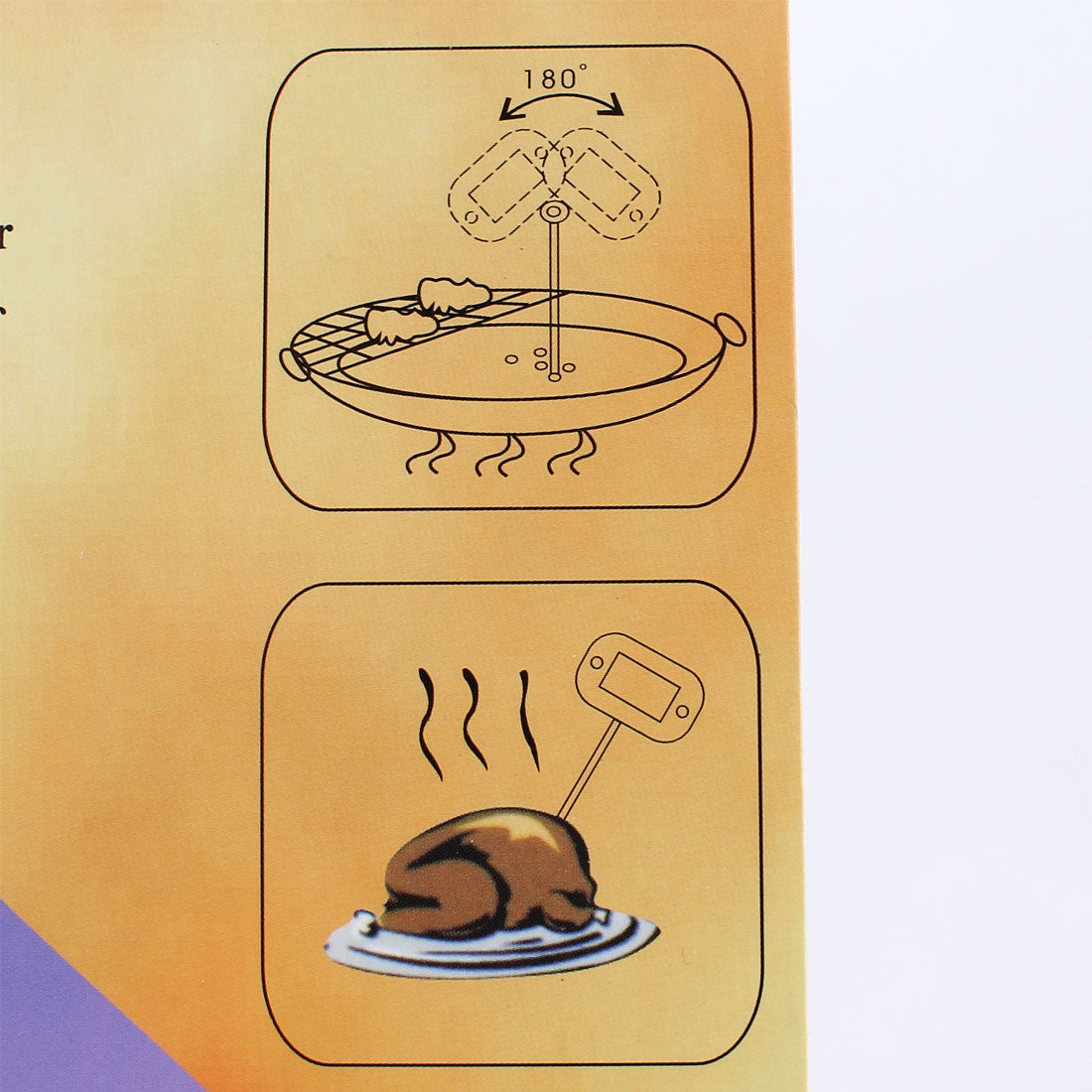 Harfington -50C to +300C LCD Digital Display Probe Kitchen Cooking Food Thermometer