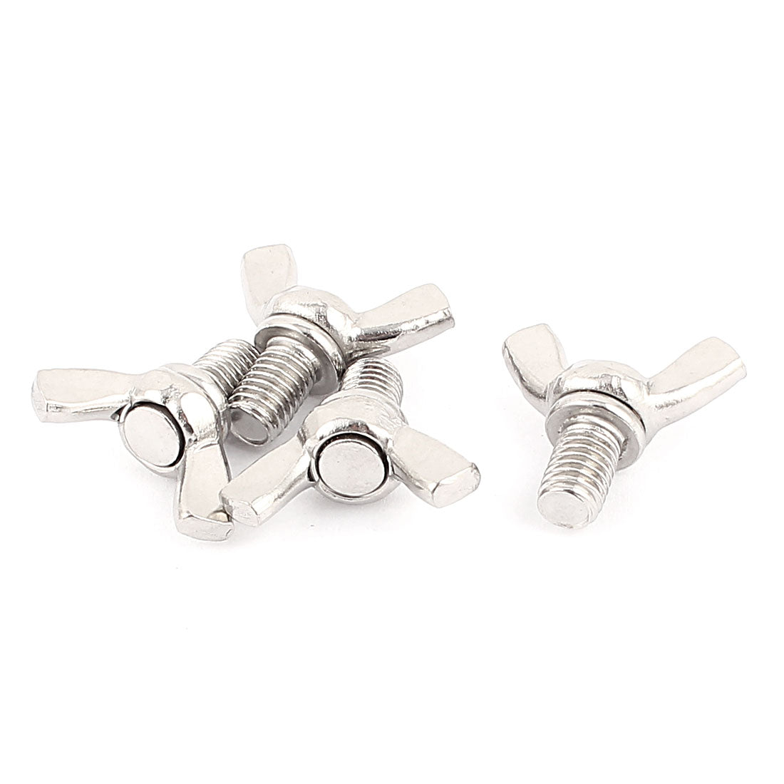 Harfington Metric M8 Thread 304 Stainless Steel Butterfly Screw Wing Bolts Tool 4pcs