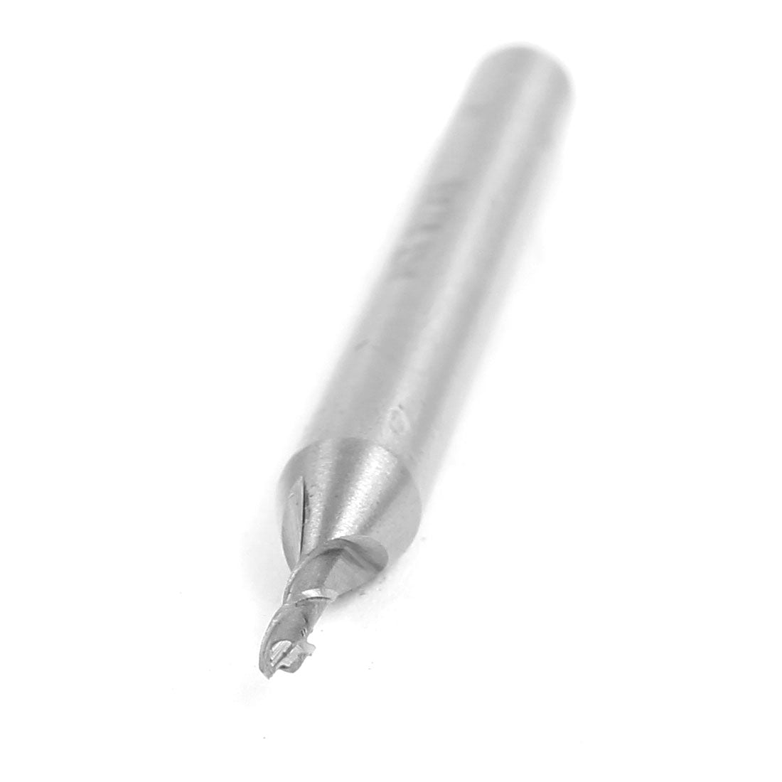 Harfington 6mm x 2mm HSS Straight Shank 2 Flute Ball Nose End Milling Cutter 71mm Long