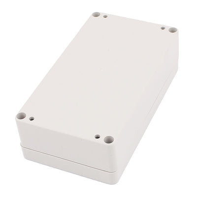 Harfington 158mm x 90mm x 48mm Plastic Outdoor Electrical Enclosure Junction Box Case Gray