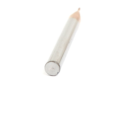 Harfington 4mm Shank 1mm Cutting Dia Helical Groove 4-Flute Tungsten Steel End Mill