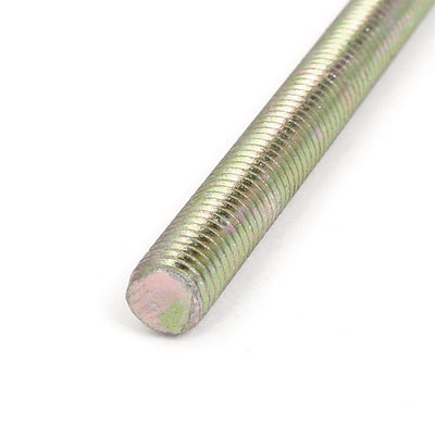 Harfington 1.25mm Pitch M8 x 100mm Male Threaded All Thread Rod Bar Stud Bronze Tone 6Pcs