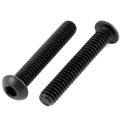 Harfington 1/4"-20x1-1/2" 10.9 Alloy Steel Button Head Hex Socket Cap Screw Bolt 20pcs