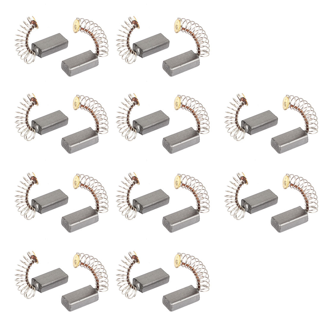 Harfington 13mm x 6mm x 4mm Motor Carbon Brushes 20 Pcs for Generic Electric Motor