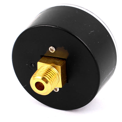 Harfington 13mm 1/4BSP Male Thread Water Air Compressor Pressure Gauge Meter