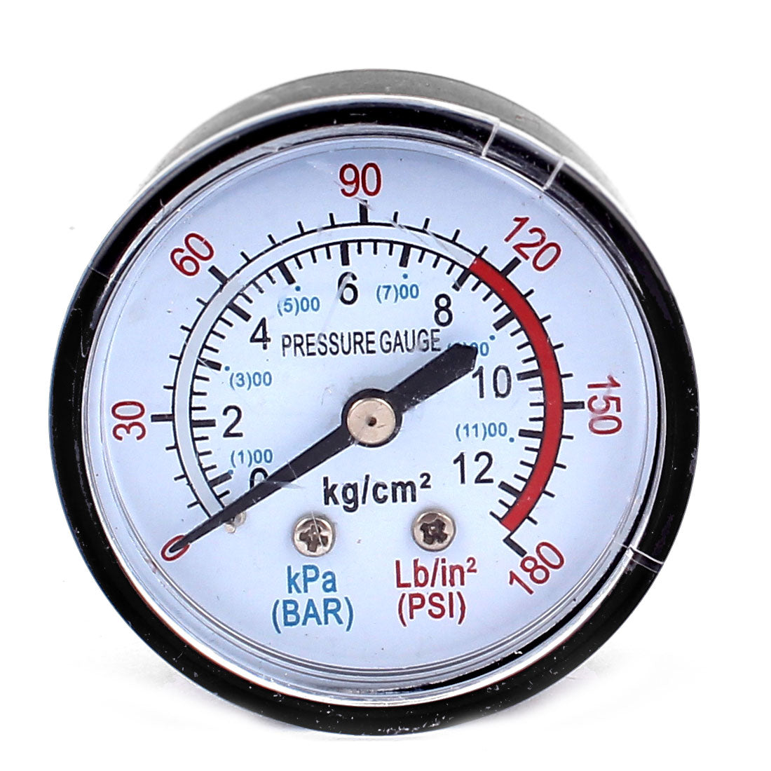 Harfington 13mm 1/4BSP Male Thread Water Air Compressor Pressure Gauge Meter