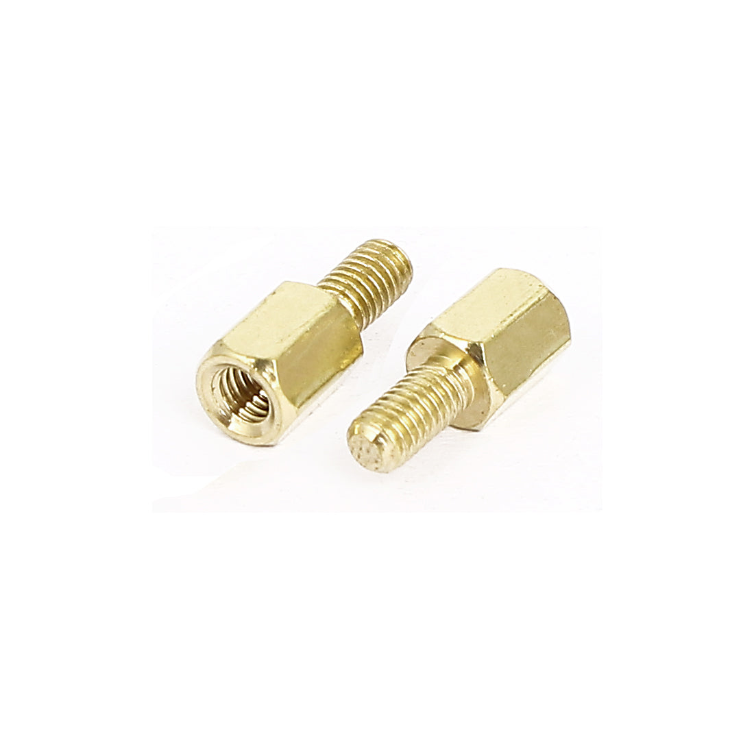 Harfington M3 Male/Female Thread Brass Hexagonal PCB Spacer Standoff Support 6mm+6mm 20pcs