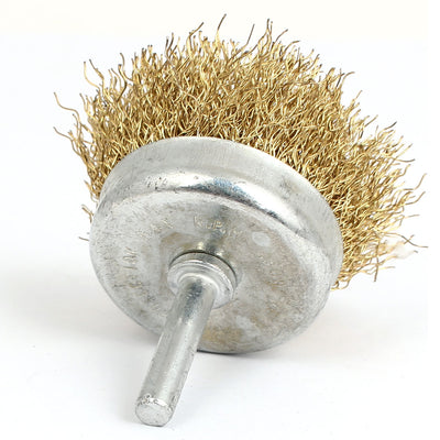 Harfington 6mm Shank Wire Wheel Cup Brushes for Rotary Drill Tool Polishing