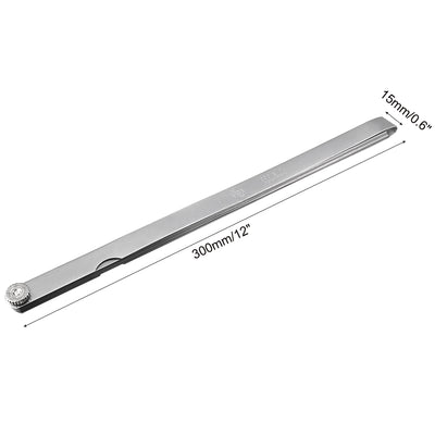Harfington 300mm Long 0.02-1.00mm Thickness Metric Measure Gage Feeler Gauge