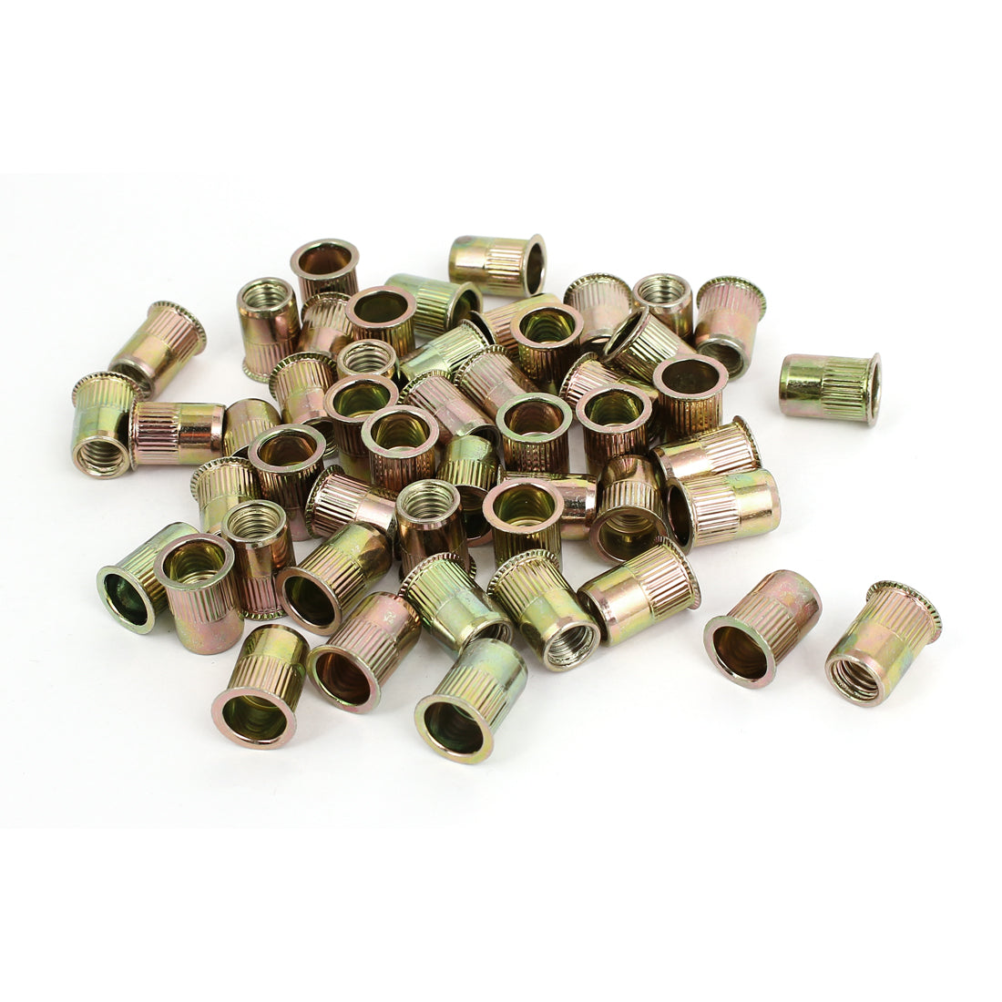 Harfington M8 Thread 16mm Long Rivet Nut Insert Nutsert 50pcs