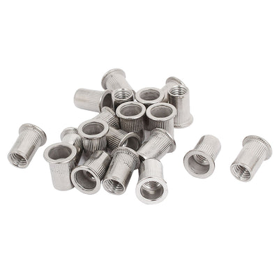 Harfington M10 Thread 304 Stainless Steel Rivet Nut Insert Nutsert 20pcs