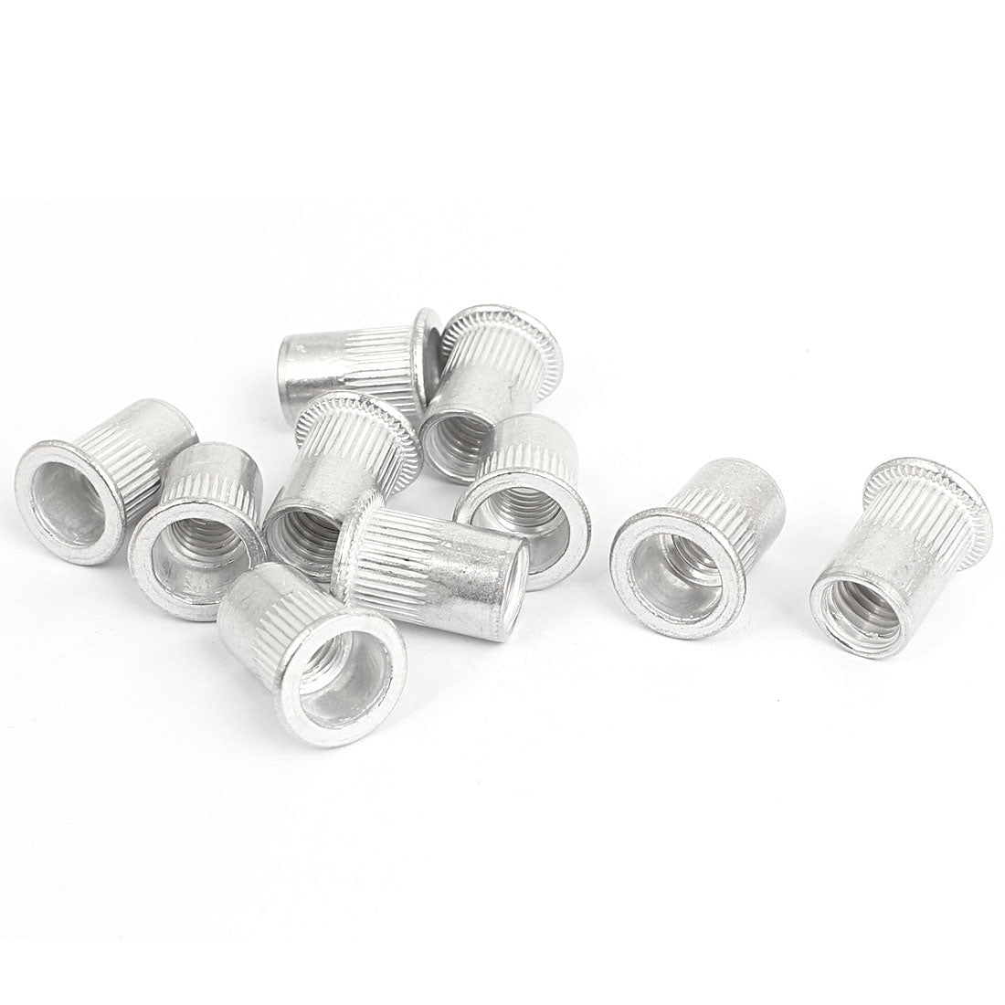 Harfington M10 Thread Aluminum Rivet Nut Insert Nutsert 10pcs