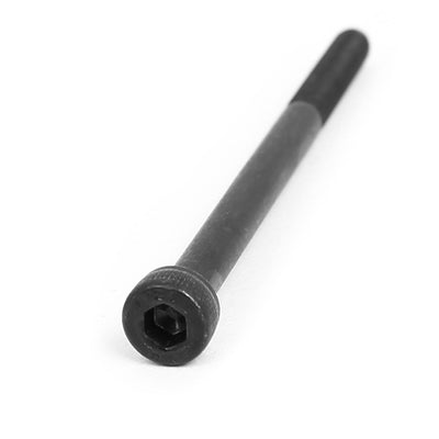 Harfington M4x60mm Alloy Steel Hex Bolt Socket Head Cap Machine Screws Black 5pcs