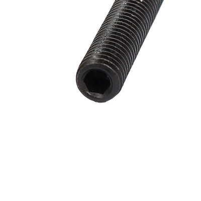 Harfington M5x25mm Hex Socket Set Cap Point Grub Screws Black 40pcs