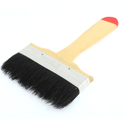 Harfington Oil Acrylic Painting Black Wide Flat Flexible Imitated Bistle Brush Tool