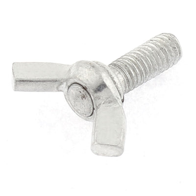 Harfington M6x16mm Thread Stainless Steel Butterfly Wing Nut Screw Bolt