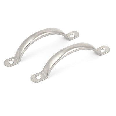 uxcell Uxcell 94mm Long Cupboard Kitchen Stainless Steel Pull Handles Handware Tool 2pcs