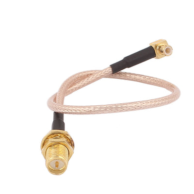uxcell Uxcell RP-SMA-KY Male to MCX-JW Male RG316 Coaxial Cable Pigtail 20cm