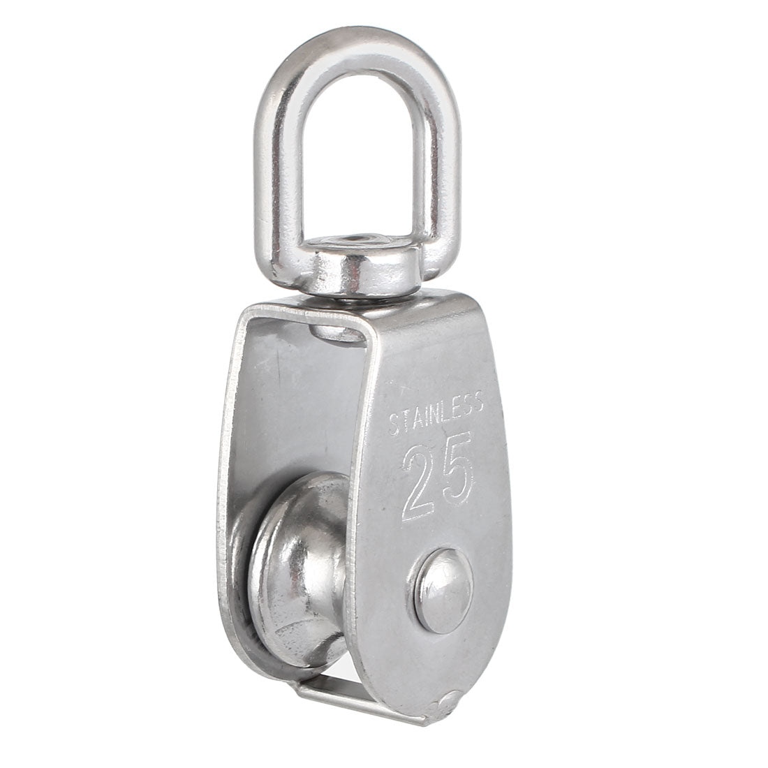 Harfington M25 0.15T Capacity Single Swivel Lifting Rope Pulley Roller Block Sheave