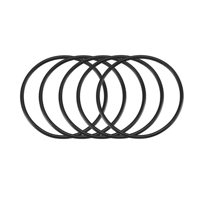 Harfington Nitrile Rubber O-Rings Metric Buna-N Sealing Gasket Black Pack of 25