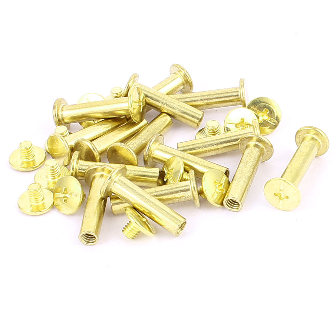 Harfington 15 Sets M5x20mm Binding Screws Posts Album docking screw Rivet Scrapbooking