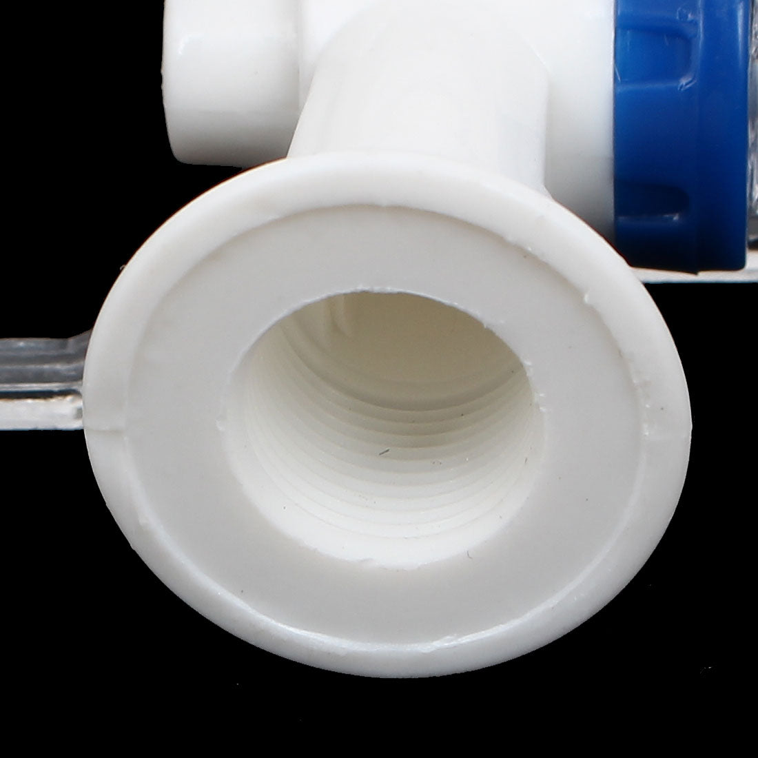 Harfington 15mm Female Thread Plastic Replacement Home Push Type    Blue Clear 2Pcs