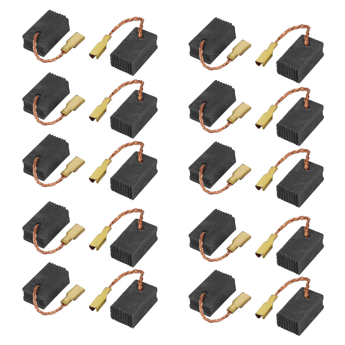 Harfington 16mm x 9mm x 6mm Electric Motor Carbon Brushes Power Tool Parts 10 Pairs