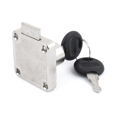 Harfington 18mm Dia Metal Cylinder Security Wardrobe Mailbox Cabinet Drawer Lock Locker w Keys