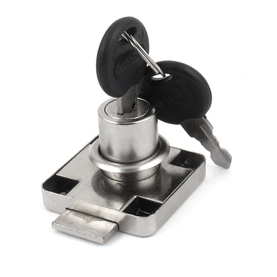 Harfington 18mm Dia Metal Cylinder Security Wardrobe Mailbox Cabinet Drawer Lock Locker w Keys