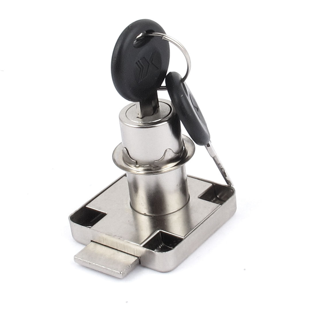 Harfington 18mm Dia Metal Cylinder Head Security Wardrobe Mailbox Cabinet Drawer Lock Locking w Keys