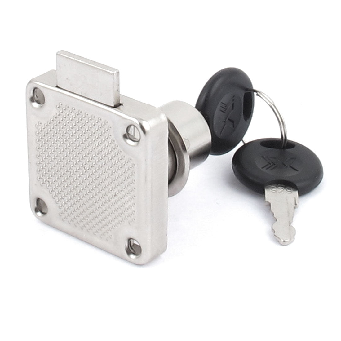 Harfington 18mm Dia Metal Cylinder Head Security Wardrobe Mailbox Cabinet Drawer Lock Locking w Keys