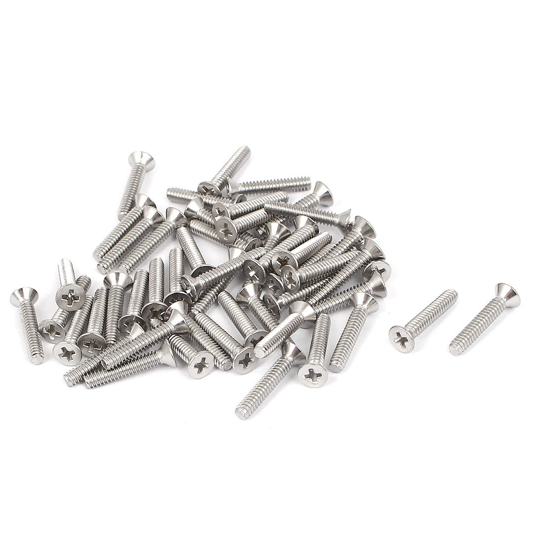 Harfington 4#-40x5/8" Stainless Steel Phillips Countersunk Head Screws 50pcs