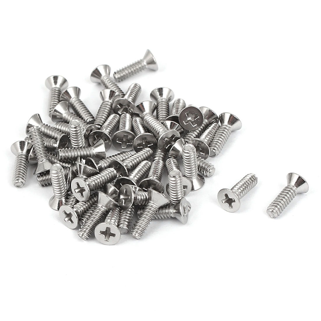 Harfington 4#-40x3/8" Phillips Flat Countersunk Head Screws 50pcs