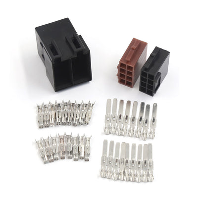 Harfington 16-Pin 2.2mm Waterproof Wire Connectors Plugs for Car Auto Stereo