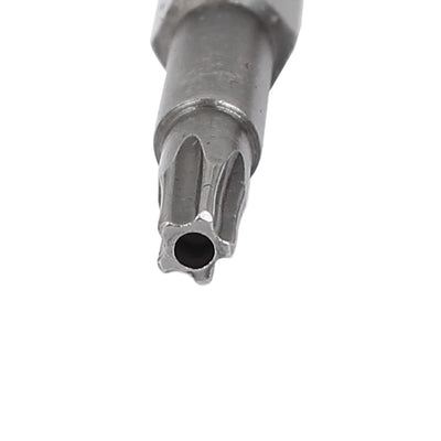 Harfington 50mm Long 1/4" Hex Shank TS20 Magnetic Pentacle Screwdriver Bits 10pcs