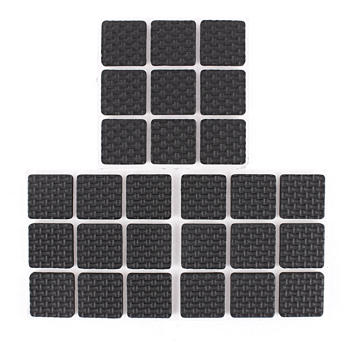 uxcell Uxcell Self-adhesive Square Shape Furniture Protection Cushion Pads Mat 27pcs