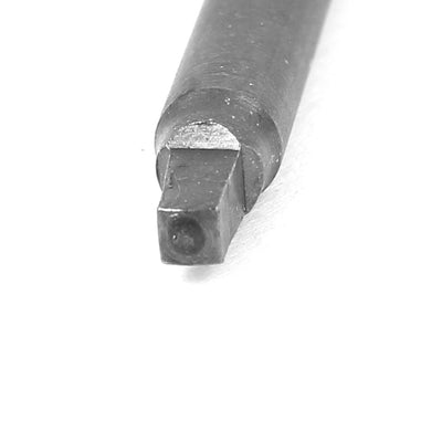 Harfington 1/4" Hex Shank 6mm Dia Shaft 100mm Long Magnetic Square Screwdriver Bit Gray