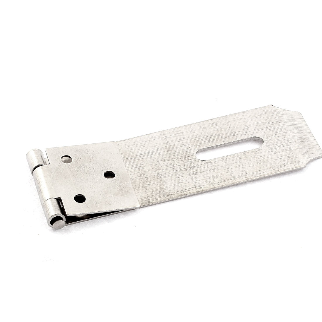 Harfington Door Gate Shed Padlock 130mm Length Stainless Steel Hasp Staple Silver Tone