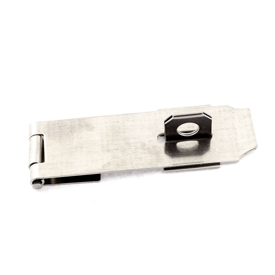 Harfington Door Gate Shed Padlock 130mm Length Stainless Steel Hasp Staple Silver Tone